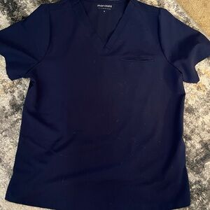 Mandala Women's Navy medium nursing scrub top!